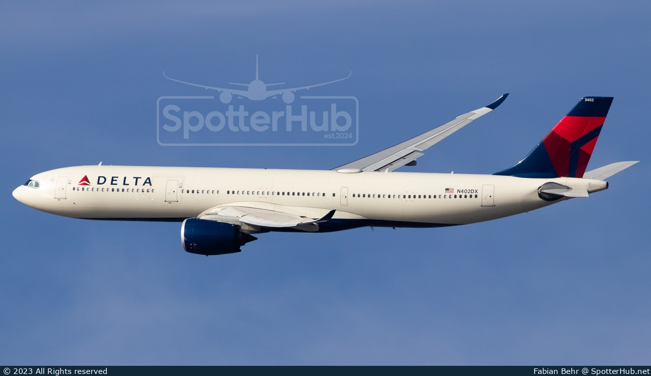 Photo of N402DX - Airbus A330-941 operated by Delta Air Lines