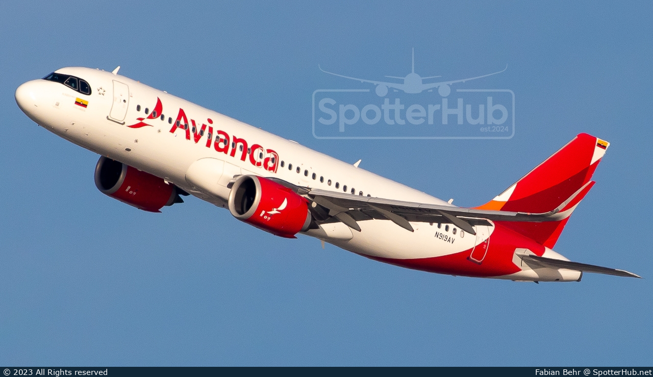 Photo of N919AV - Airbus A320-251N operated by Avianca