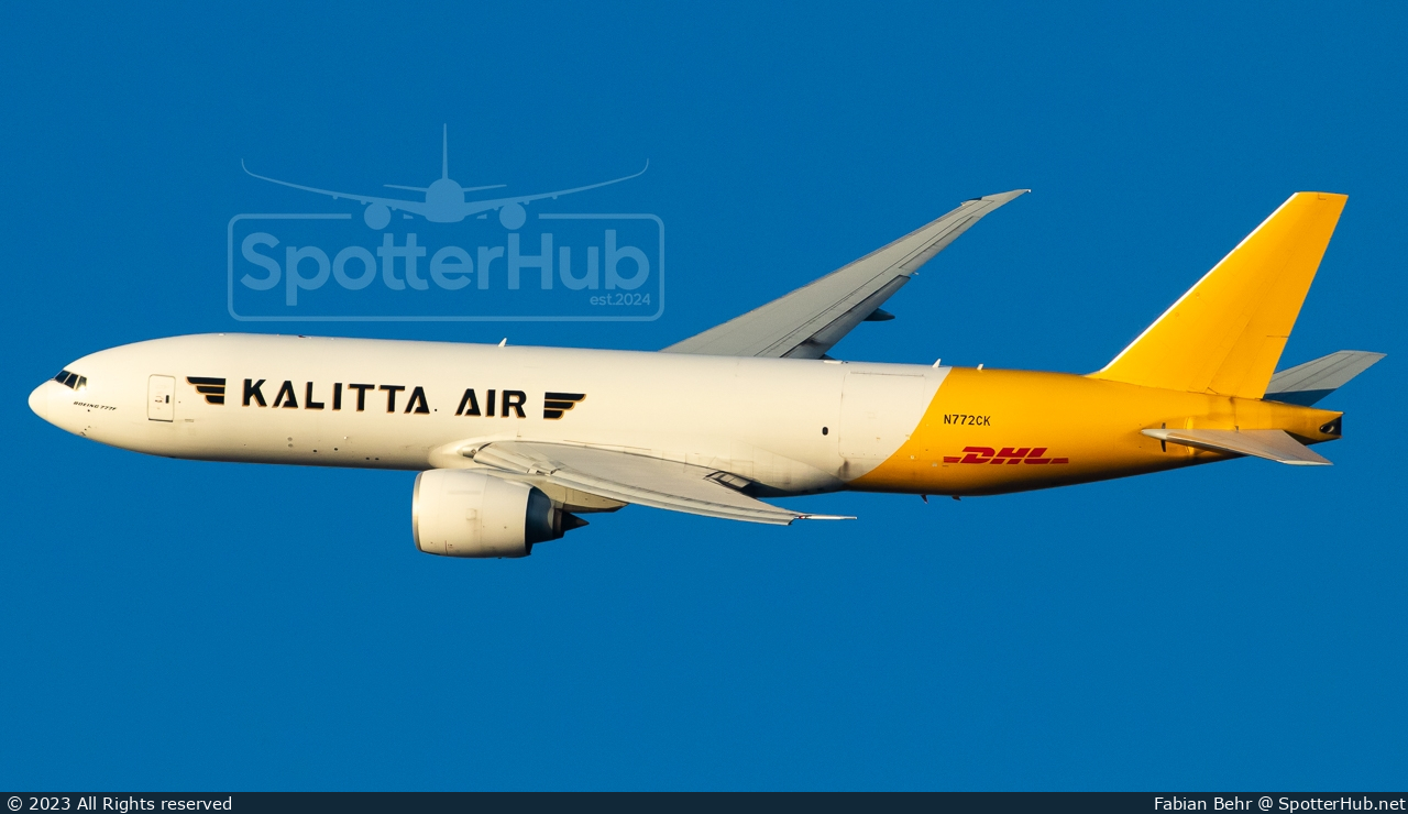 Photo of N772CK - Boeing 777-F1H operated by Kalitta Air