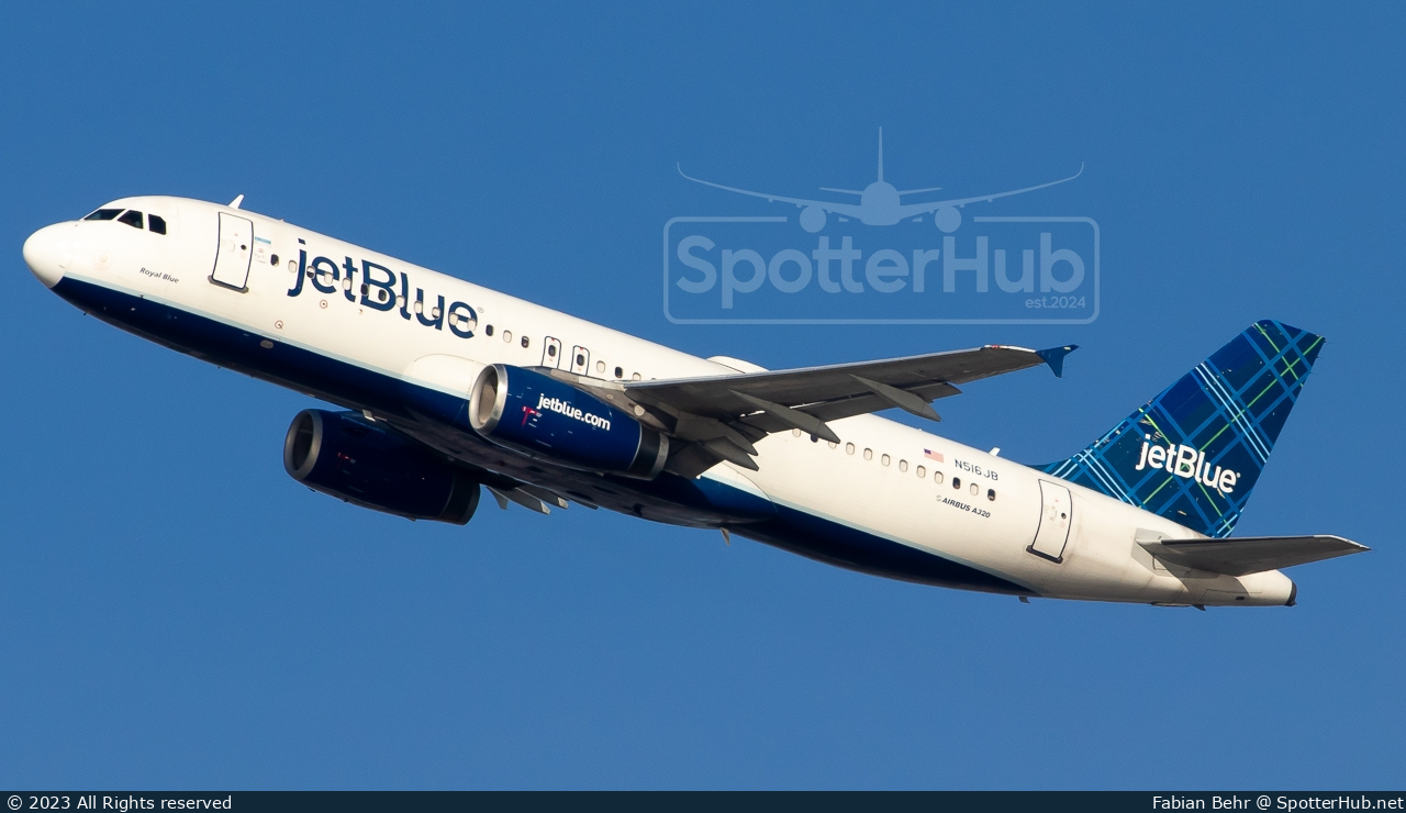 Photo of N516JB - Airbus A320-232 operated by jetBlue Airways