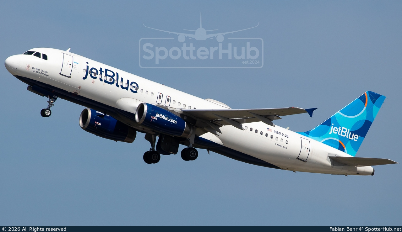 Photo of N652JB - Airbus A320-232 operated by jetBlue Airways