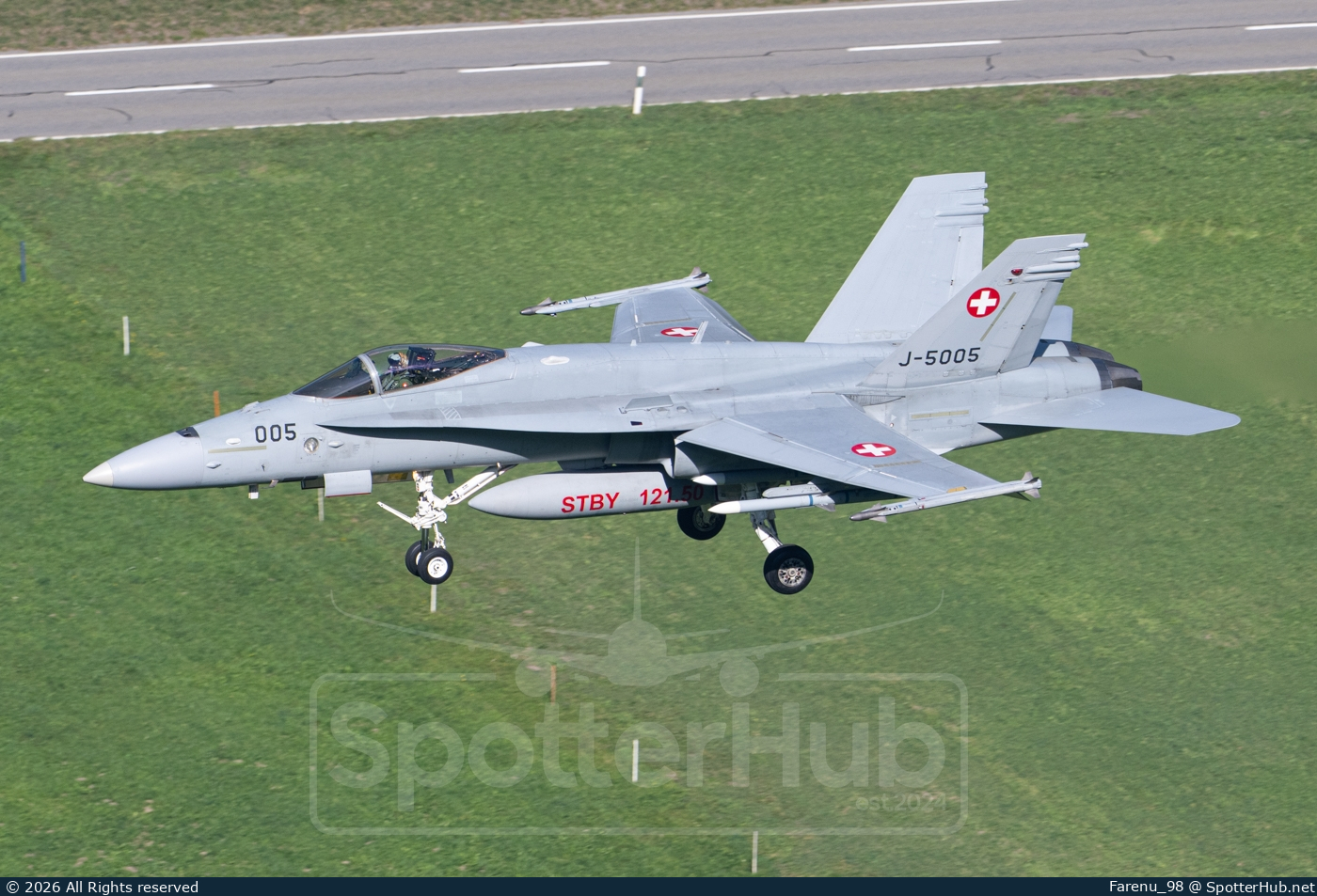 Photo of J-5005 - McDonnell Douglas F/A-18C Hornet operated by Swiss Air Force