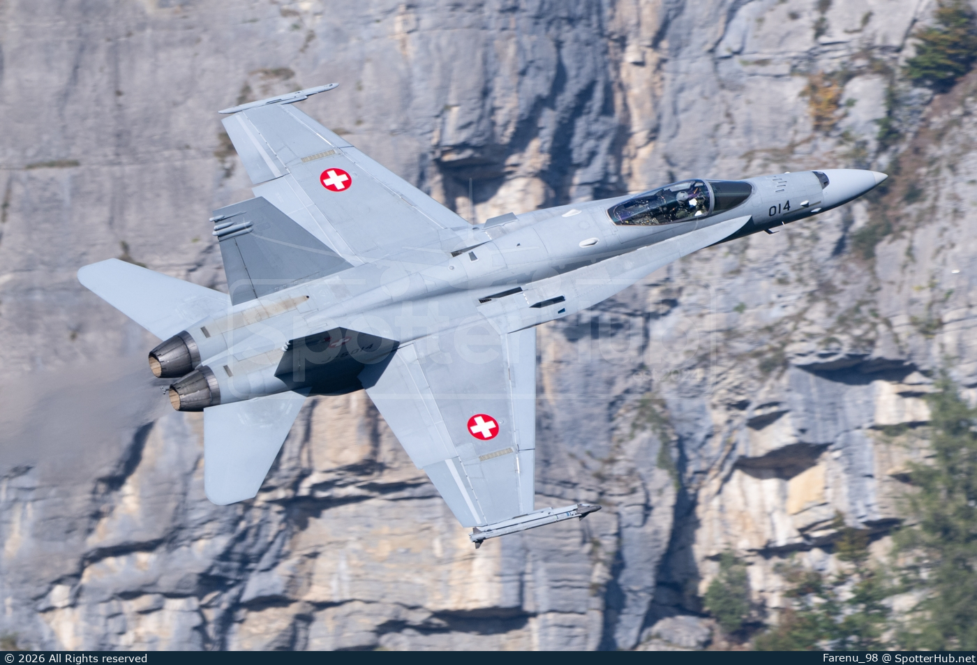 Photo of J-5014 - McDonnell Douglas F/A-18C Hornet operated by Swiss Air Force