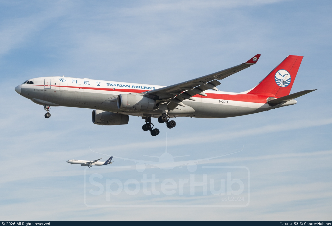 Photo of B-308L - Airbus A330-243F operated by Sichuan Airlines Cargo