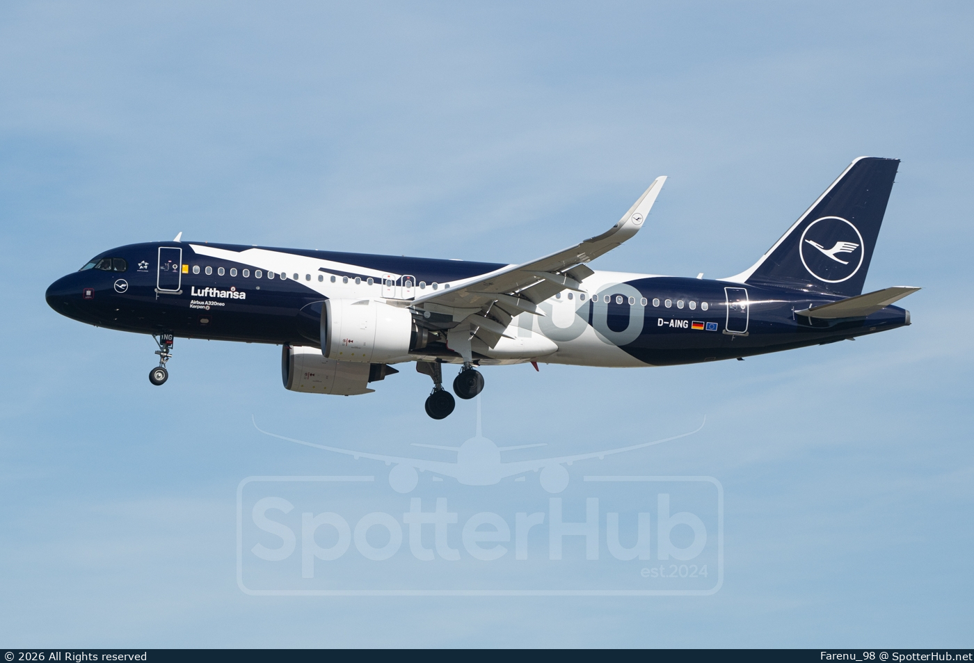 Photo of D-AING - Airbus A320-271N operated by Lufthansa
