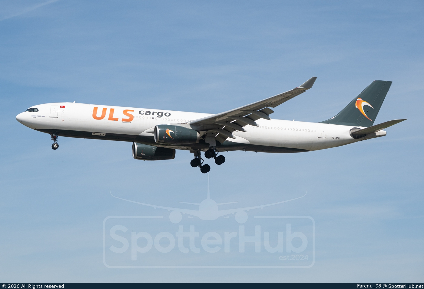 Photo of TC-GOU - Airbus A330-343(P2F) operated by ULS Airlines Cargo