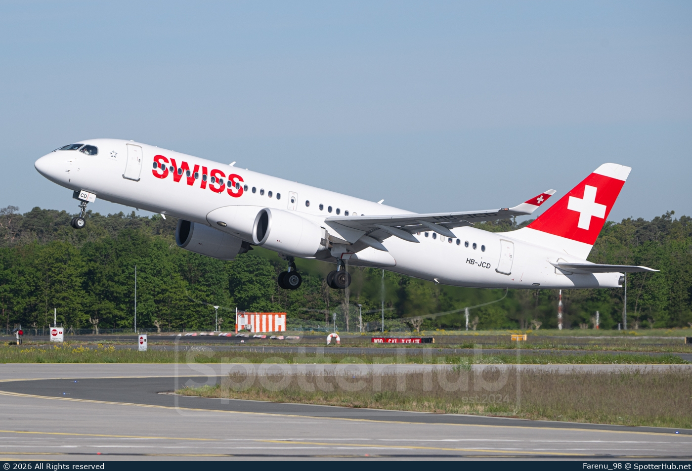 Photo of HB-JCD - Airbus A220-300 operated by Swiss International Air Lines