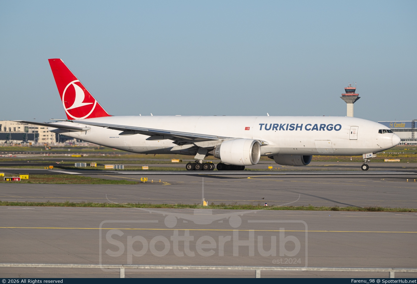 Photo of TC-LJM - Boeing 777-FF2 operated by Turkish Airlines Cargo