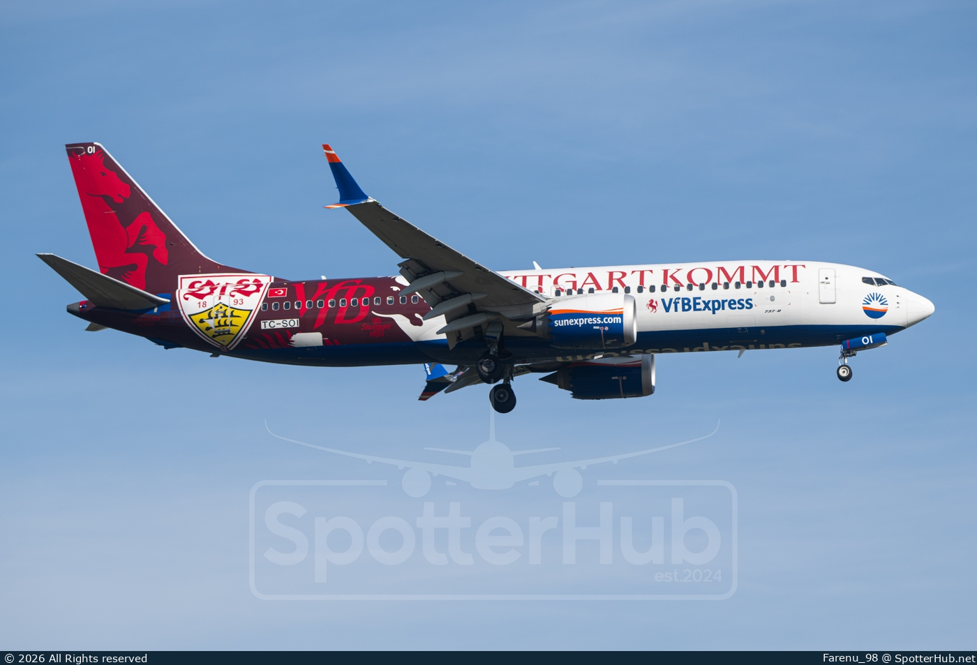 Photo of TC-SOI - Boeing 737 MAX 8 operated by SunExpress
