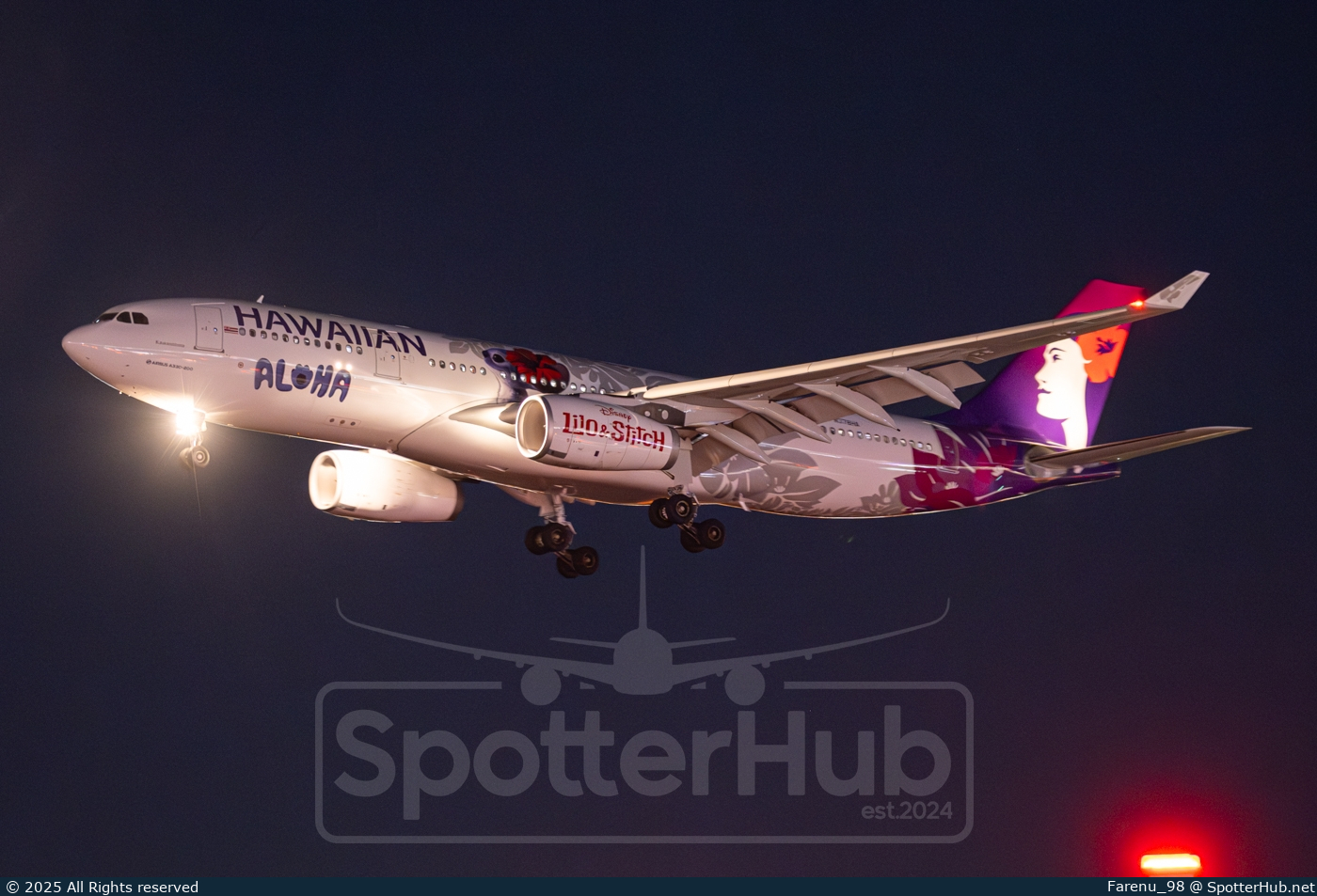 Photo of N378HA - Airbus A330-243 operated by Hawaiian Airlines