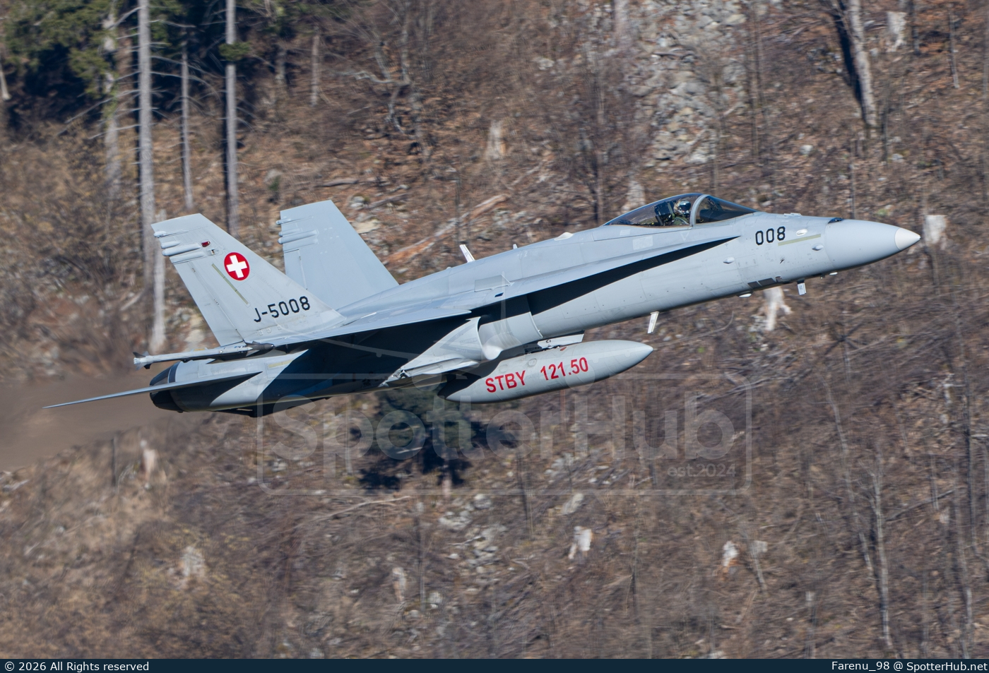 Photo of J-5008 - McDonnell Douglas F/A-18C Hornet operated by Swiss Air Force