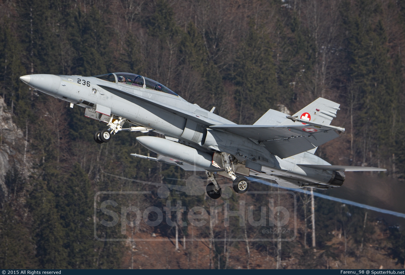 Photo of J-5236 - McDonnell Douglas F/A-18D Hornet operated by Swiss Air Force