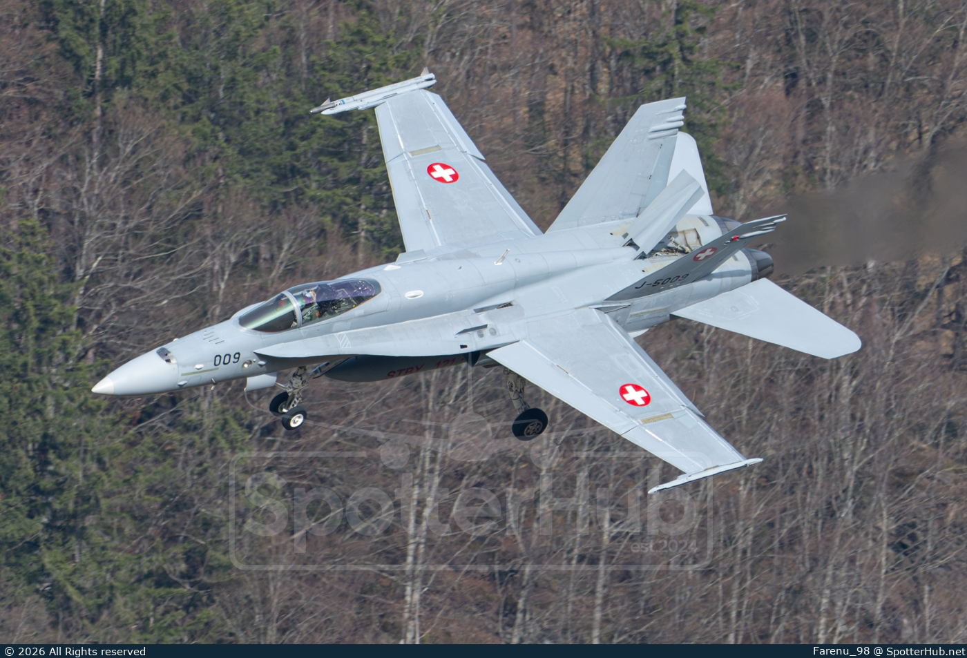 Photo of J-5009 - McDonnell Douglas F/A-18C Hornet operated by Swiss Air Force