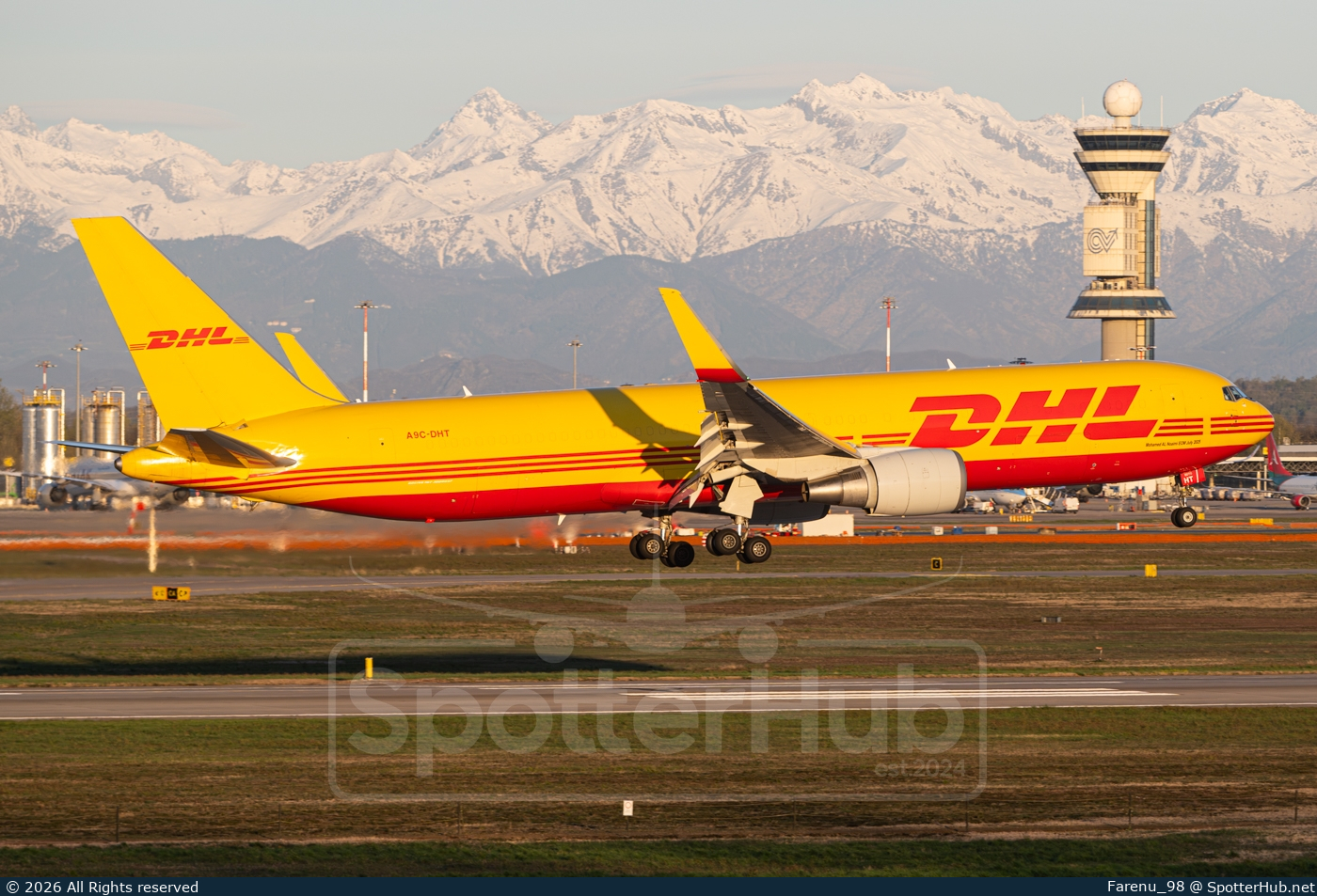 Photo of A9C-DHT - Boeing 767-323(ER)(BDSF) operated by DHL International Aviation