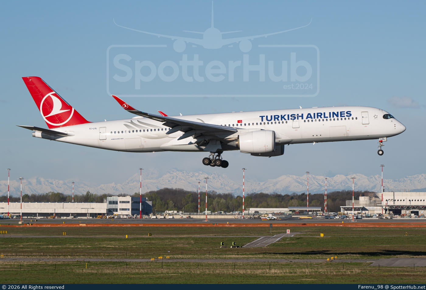 Photo of TC-LGL - Airbus A350-941 operated by Turkish Airlines
