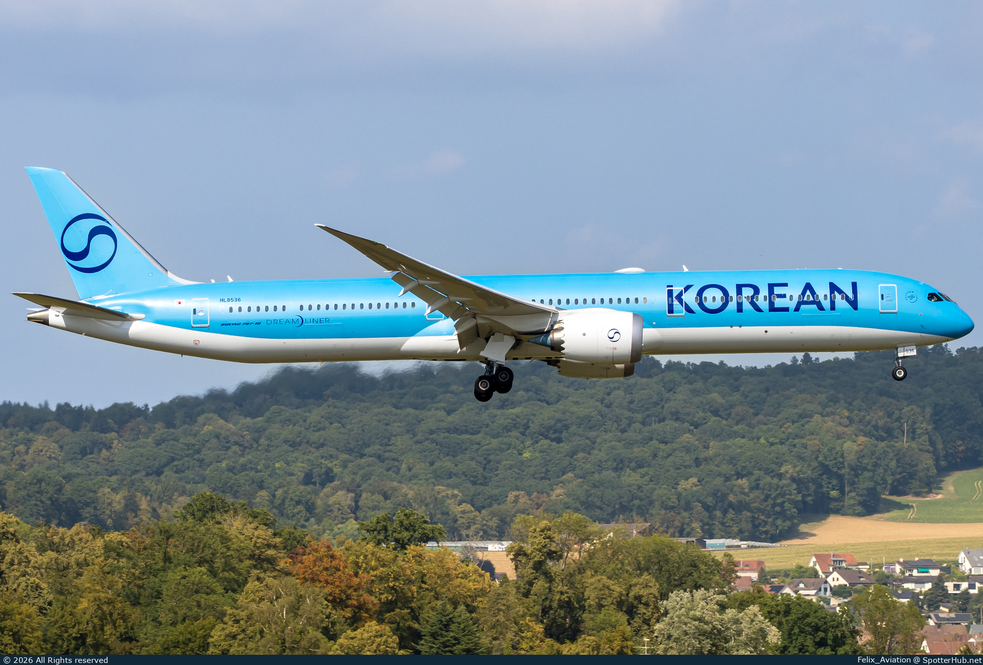 Photo of HL8536 - Boeing 787-10 Dreamliner operated by Korean Air