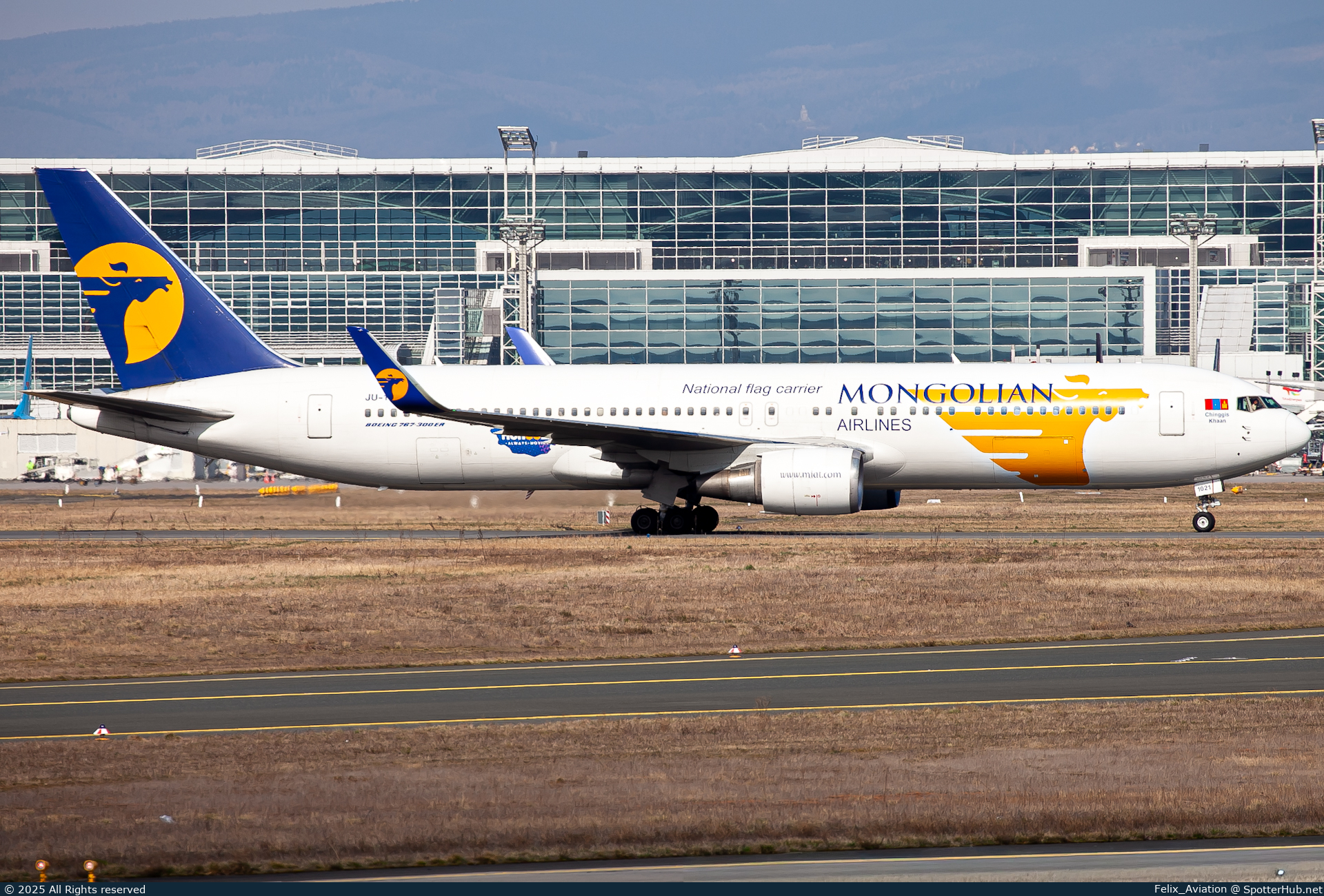 Photo of JU-1021 - Boeing 767-34G(ER) operated by MIAT Mongolian Airlines