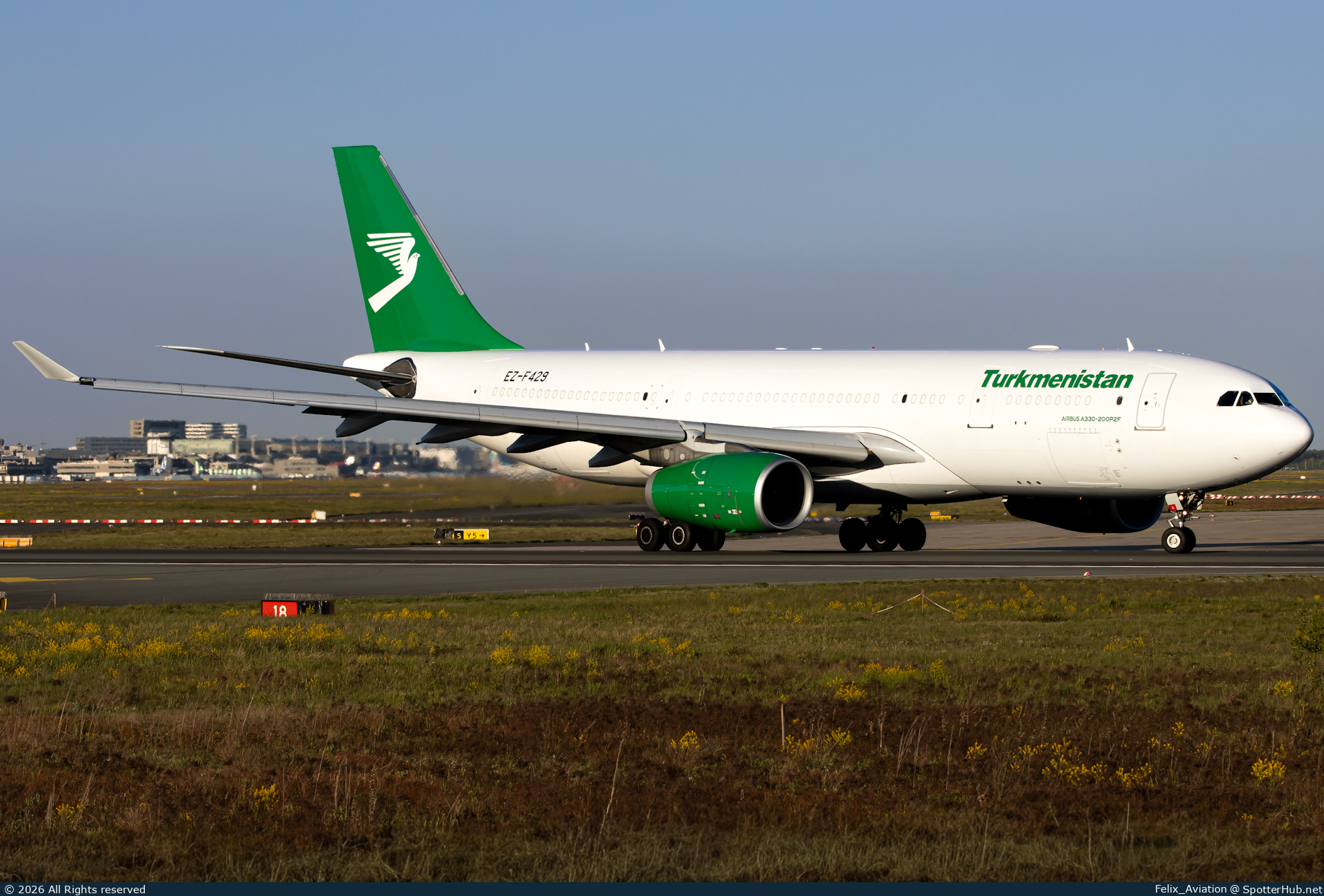 Photo of EZ-F429 - Airbus A330-243(P2F) operated by Turkmenistan Airlines Cargo