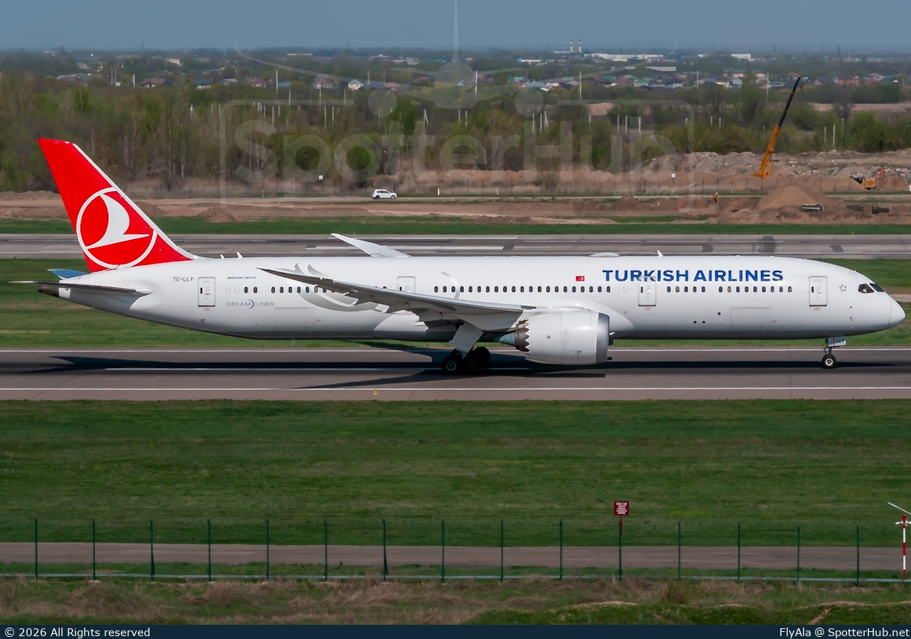 Photo of TC-LLY - Boeing 787-9 Dreamliner operated by Turkish Airlines