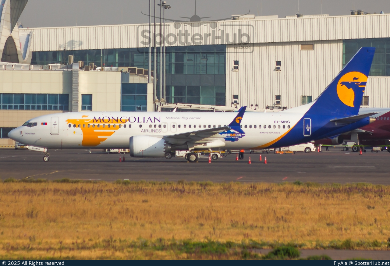 Photo of EI-MNG - Boeing 737 MAX 8 operated by MIAT Mongolian Airlines