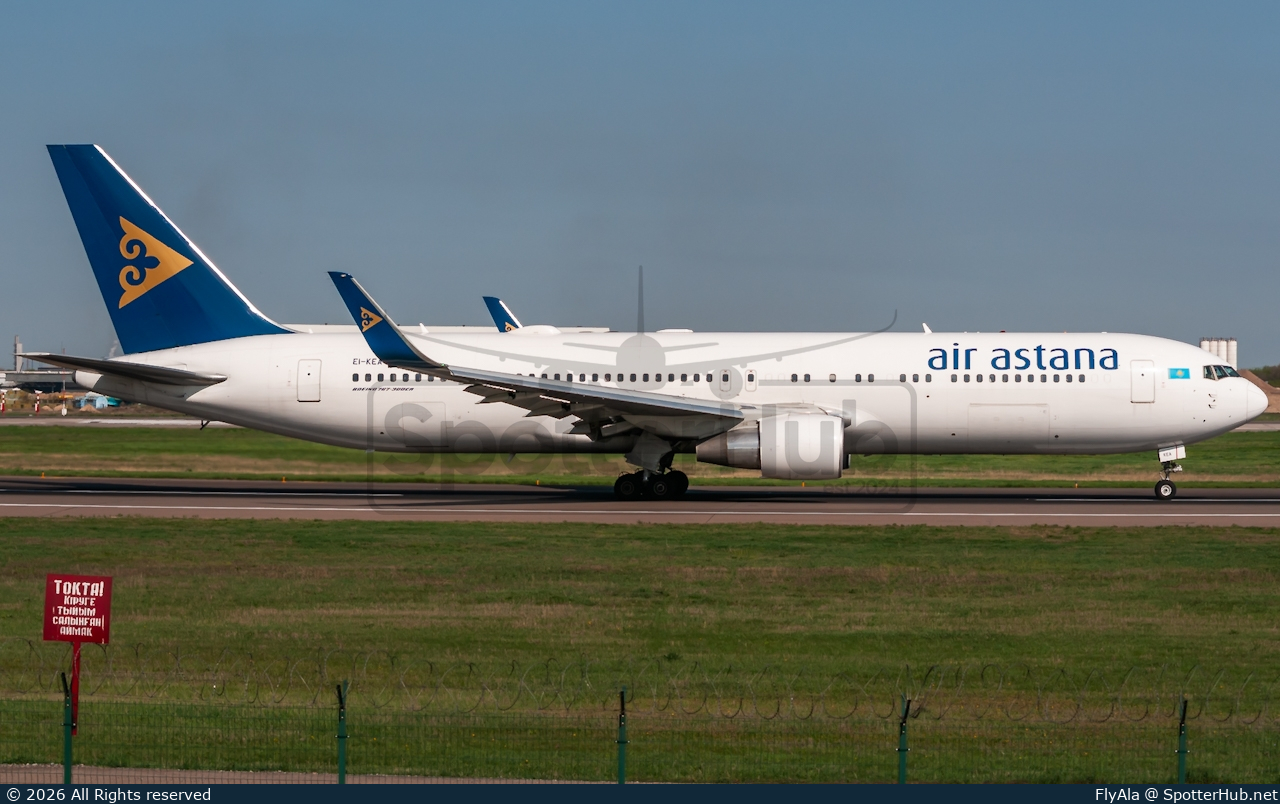 Photo of EI-KEA - Boeing 767-3KY(ER) operated by Air Astana