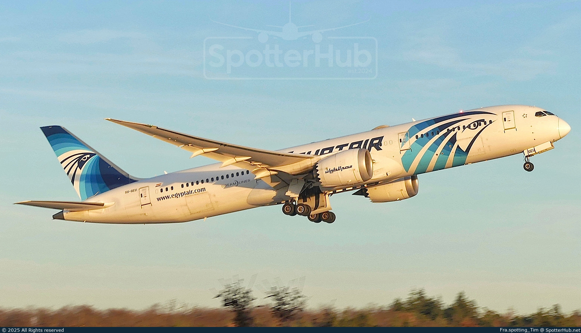 Photo of SU-GEU - Boeing 787-9 Dreamliner operated by Egyptair