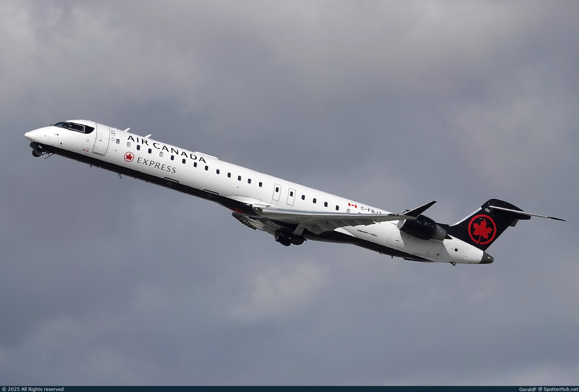Photo of C-FBJZ - Bombardier CRJ-900LR operated by Air Canada Express (opb Jazz Air)