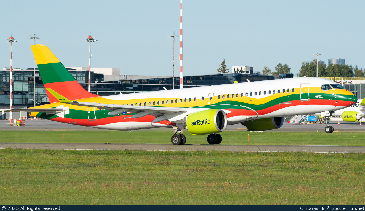 Photo of YL-CSK - Airbus A220-300 operated by airBaltic