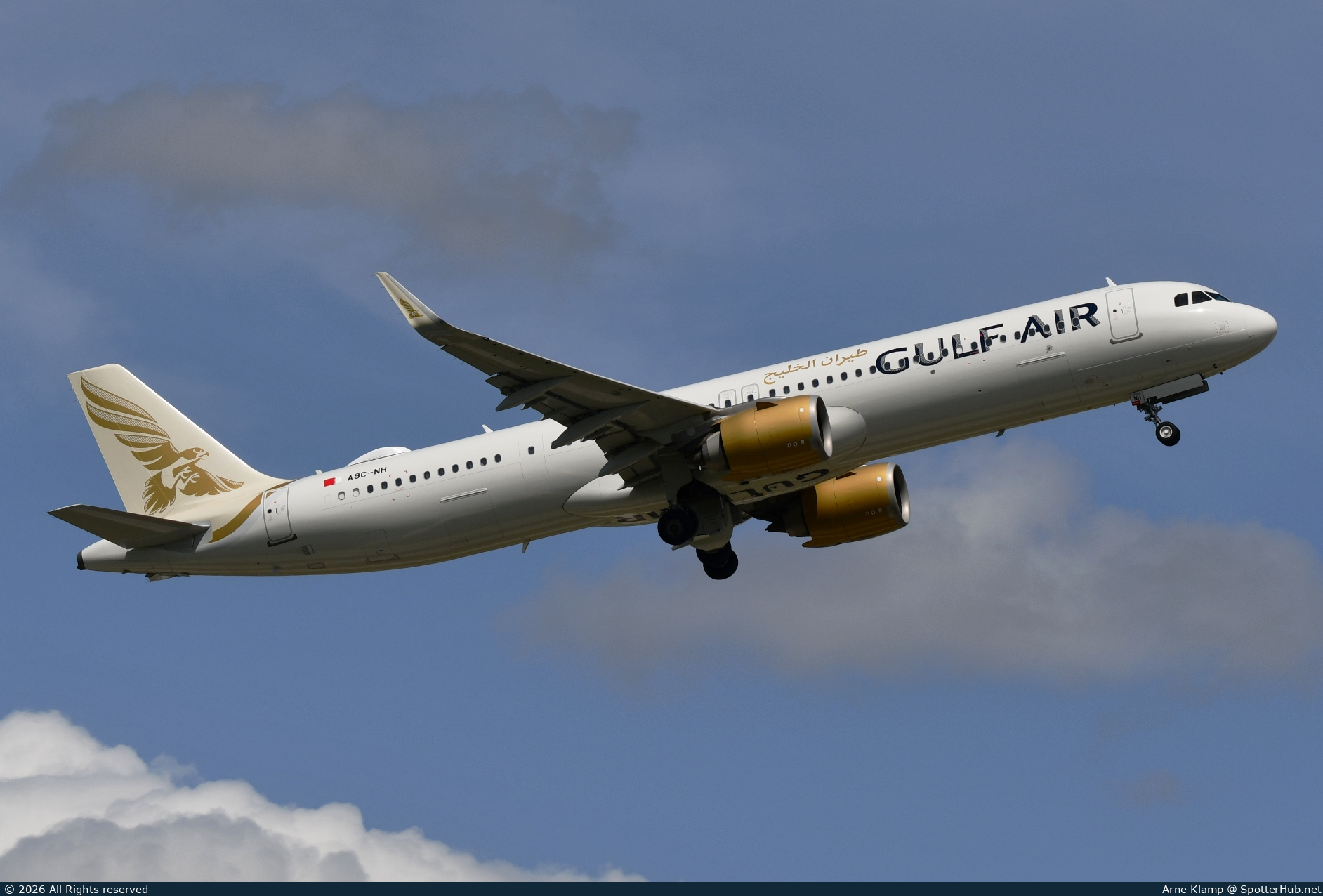 Photo of A9C-NH - Airbus A321-253NX operated by Gulf Air