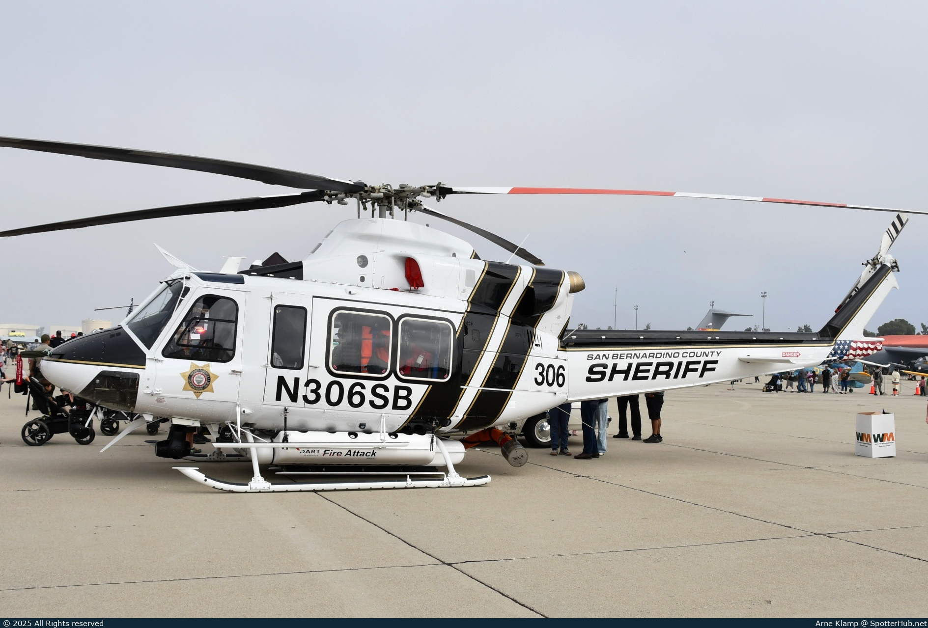 Photo of N306SB - Bell 412EPX operated by San Bernardino County Sheriff