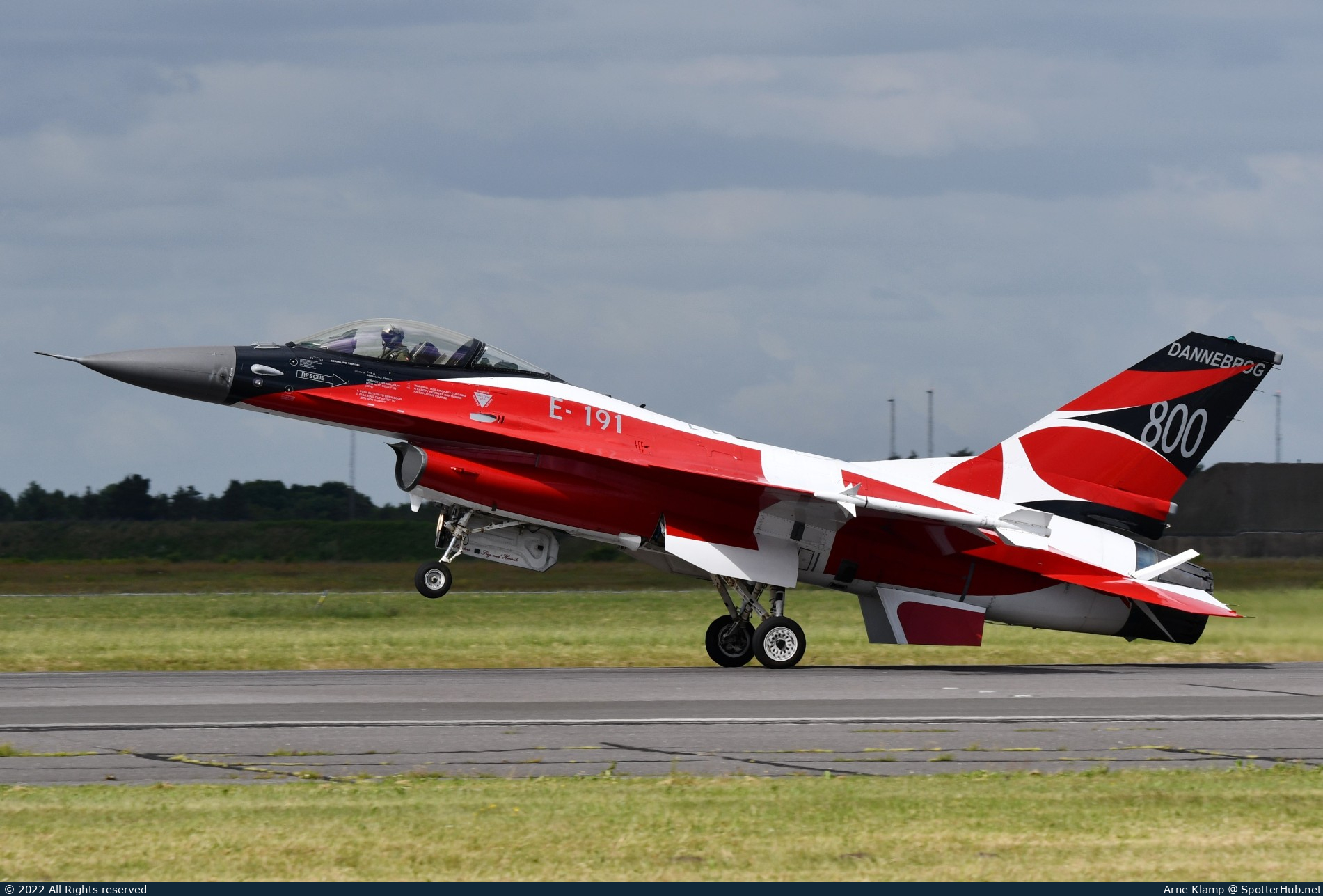 Photo of E-191 - General Dynamics F-16AM Fighting Falcon operated by Royal Danish Air Force