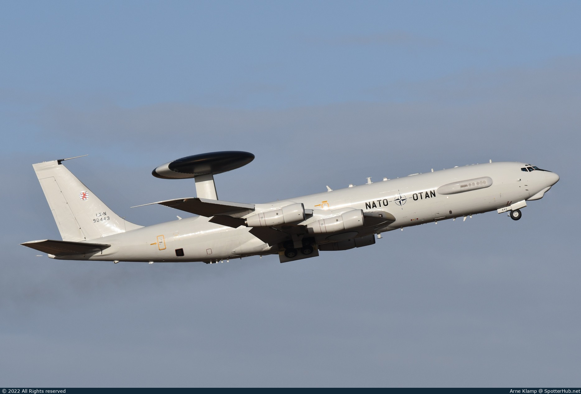 Photo of LX-N90443 - Boeing E-3A Sentry operated by NATO