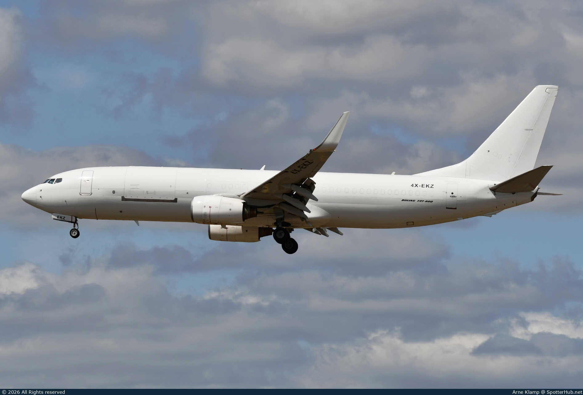 Photo of 4X-EKZ - Boeing 737-86N(BCF) operated by El Al Cargo