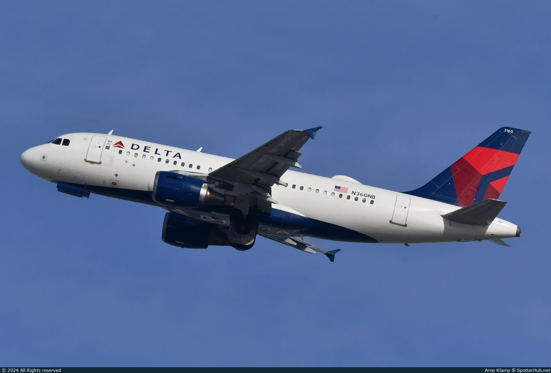 Photo of N360NB - Airbus A319-114 operated by Delta Air Lines