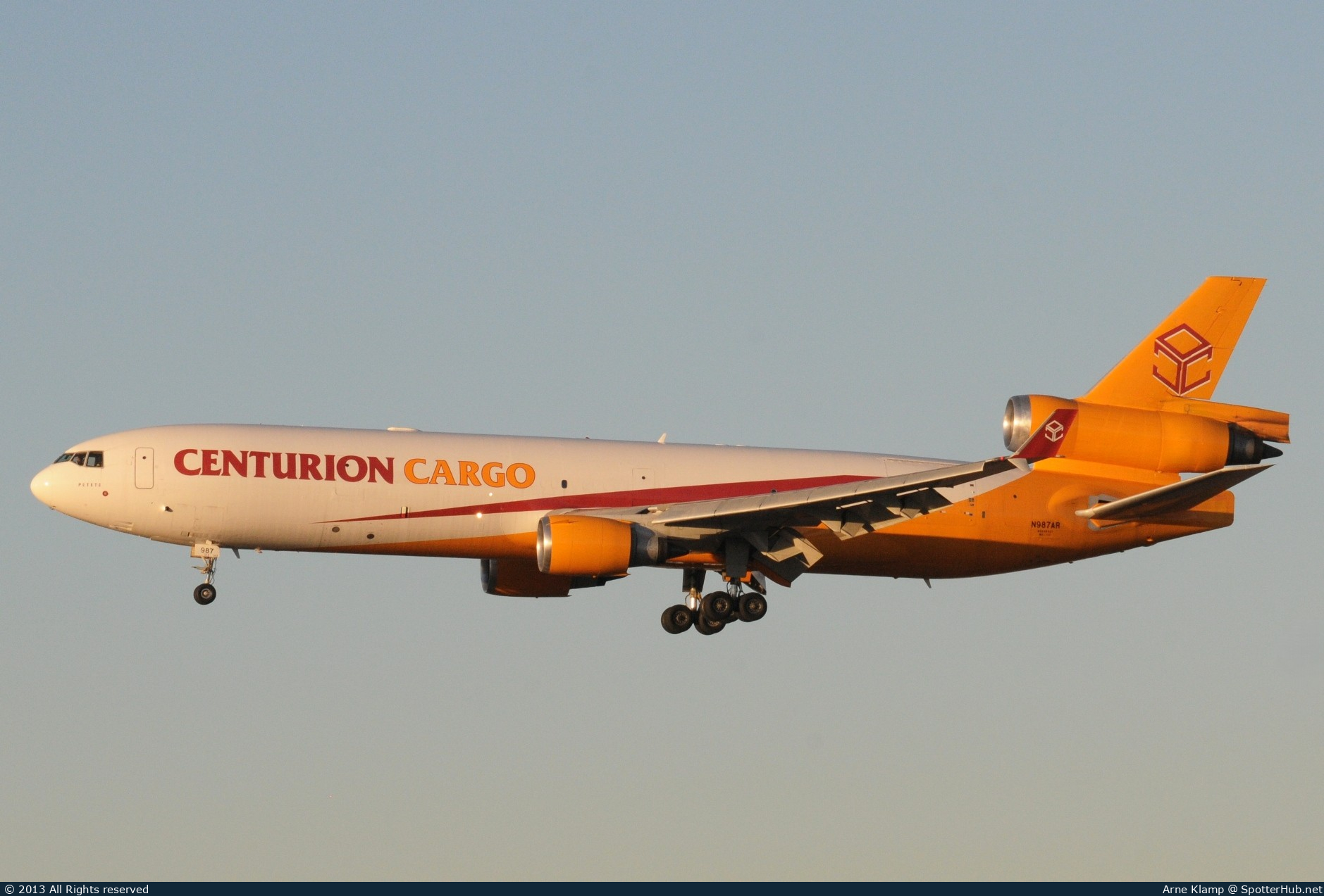 Photo of N987AR - McDonnell Douglas MD-11(F) operated by Centurion Air Cargo