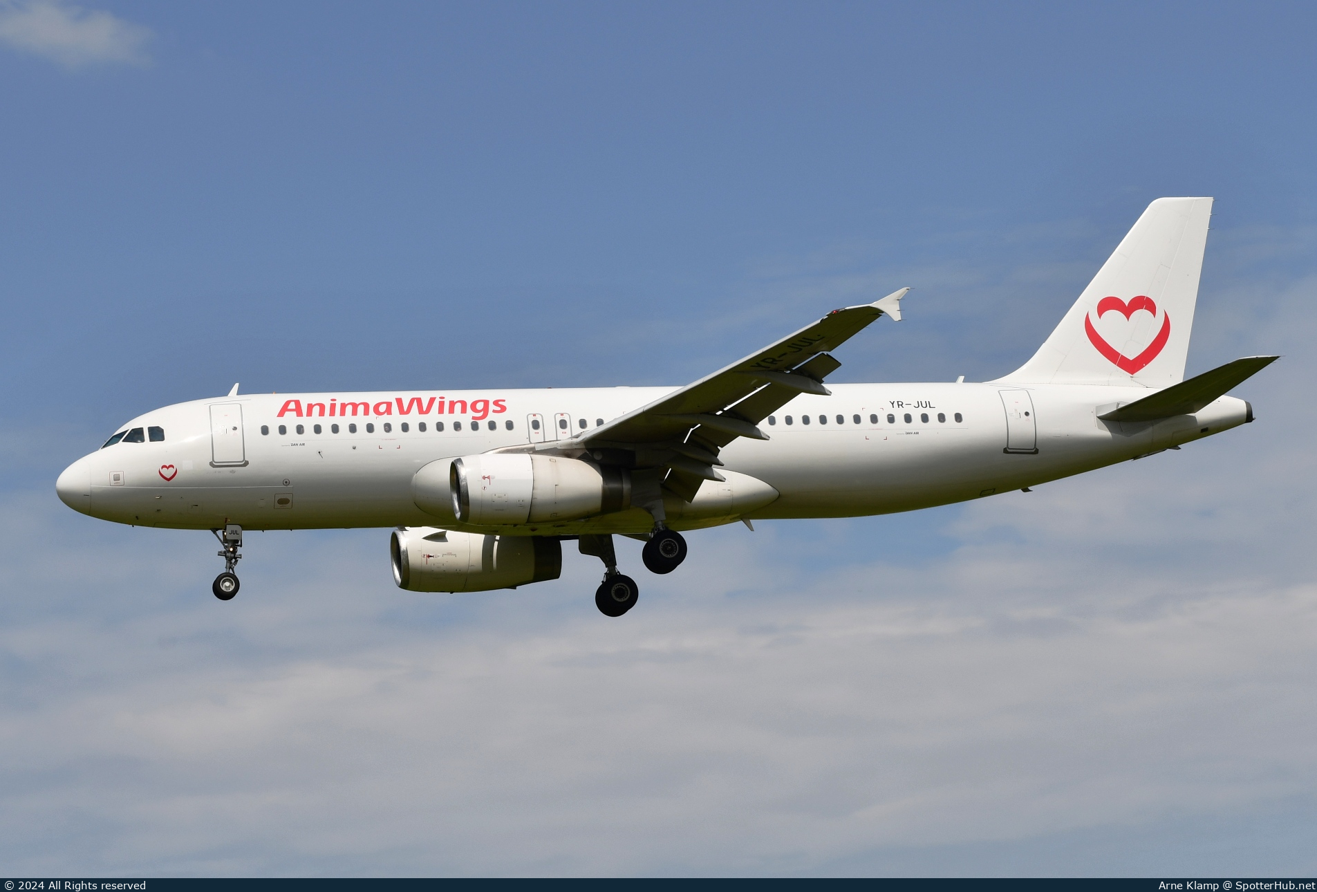 Photo of YR-JUL - Airbus A320-232 operated by Dan Air