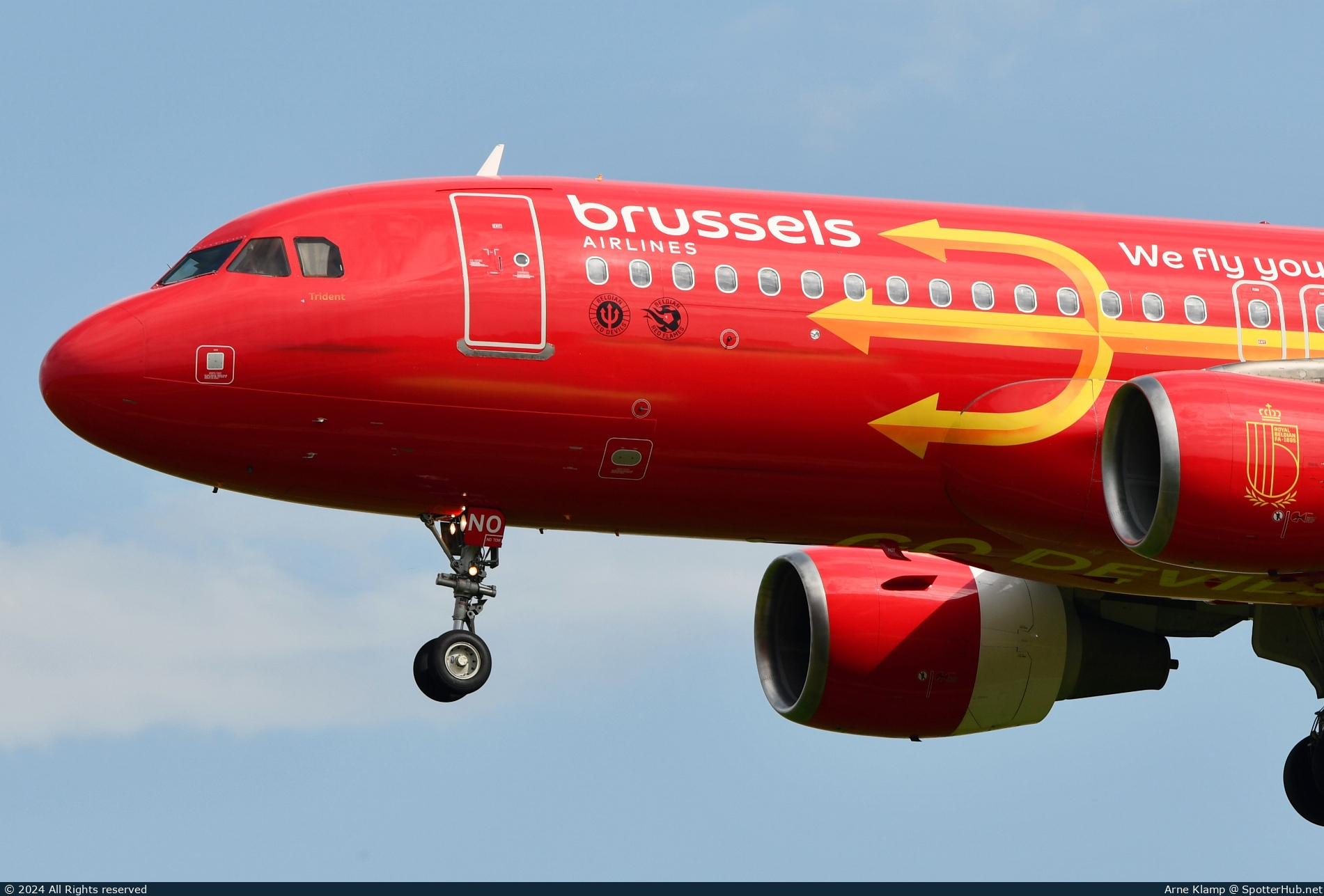 Photo of OO-SNO - Airbus A320-214 operated by Brussels Airlines