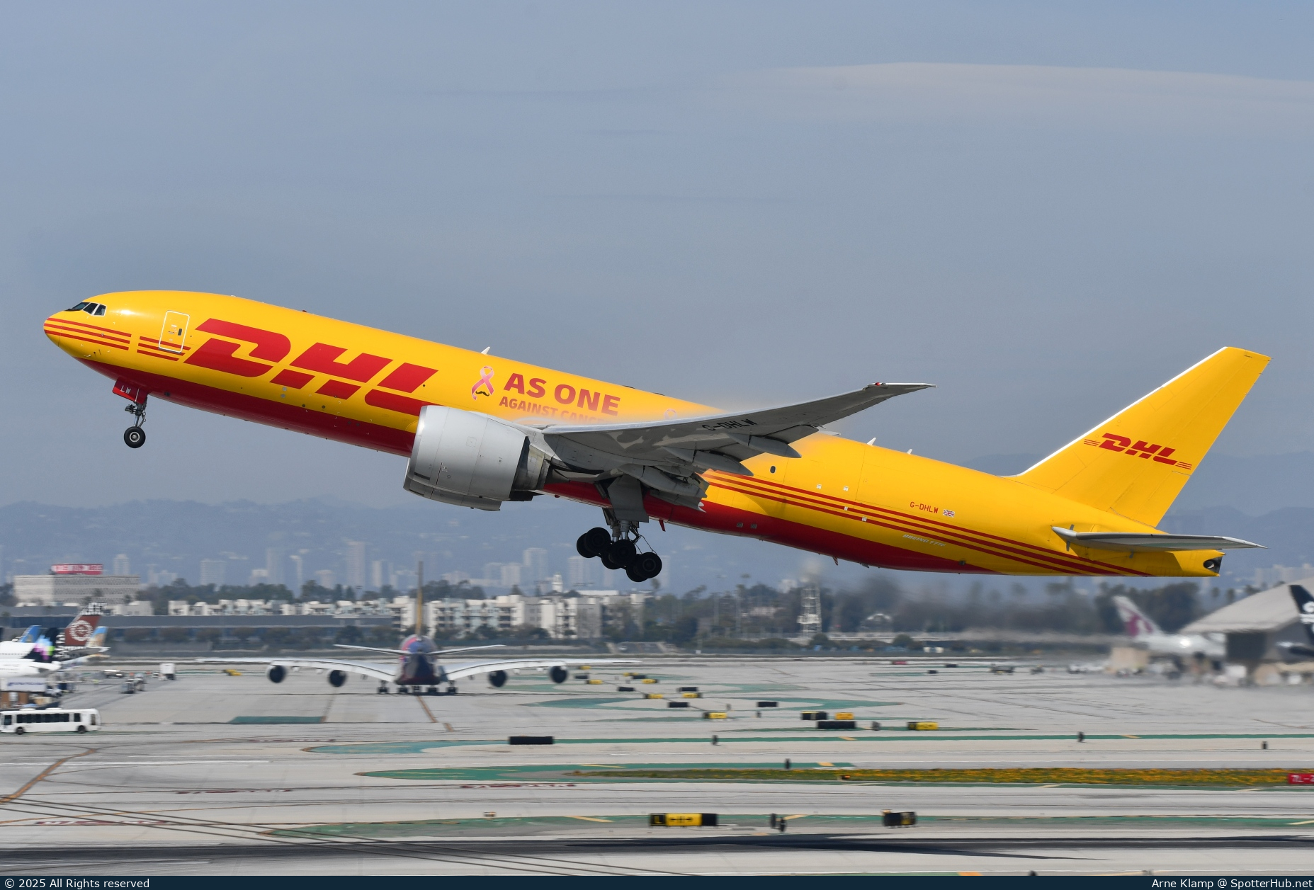 Photo of G-DHLW - Boeing 777-F6N operated by DHL Air