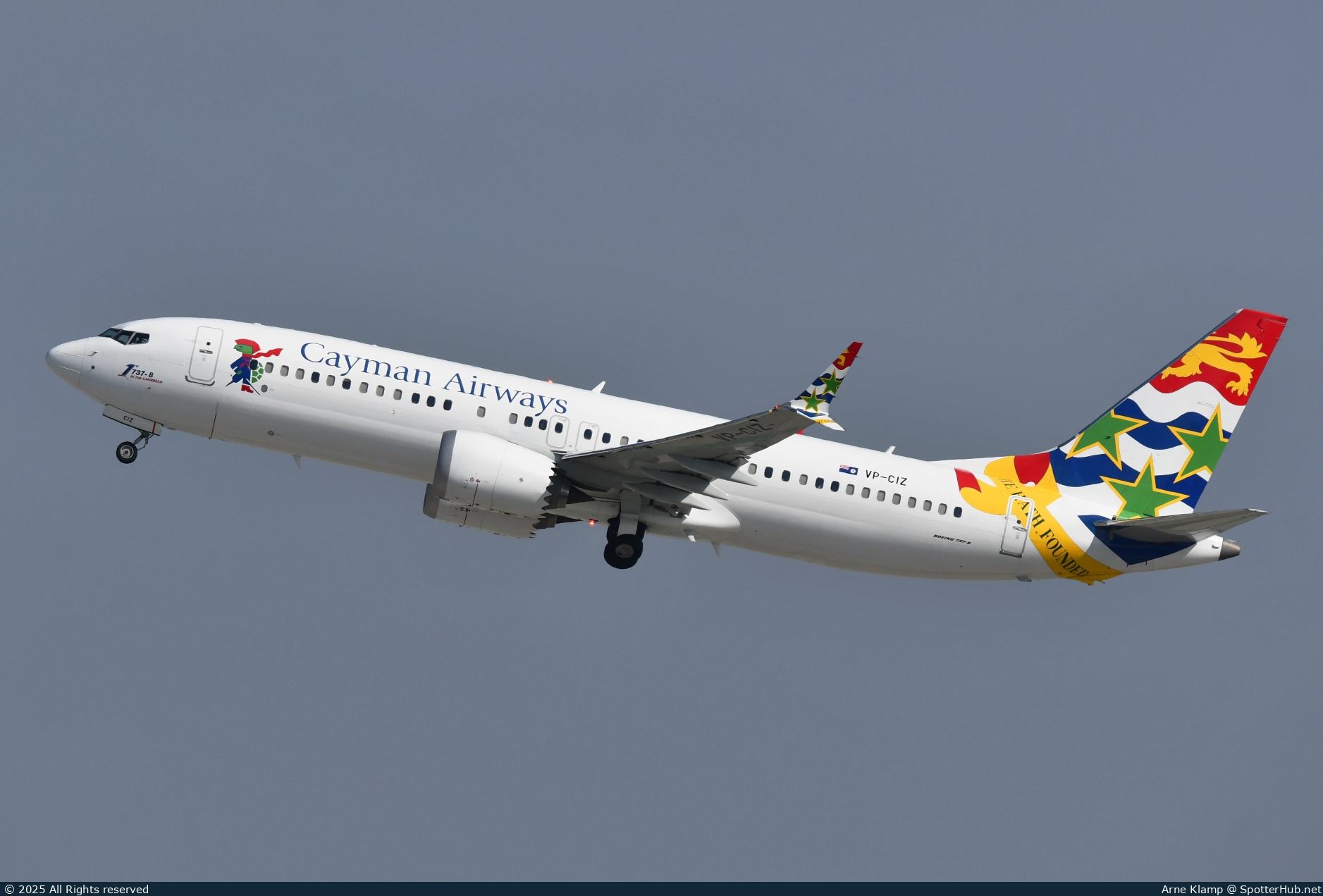 Photo of VP-CIZ - Boeing 737 MAX 8 operated by Cayman Airways