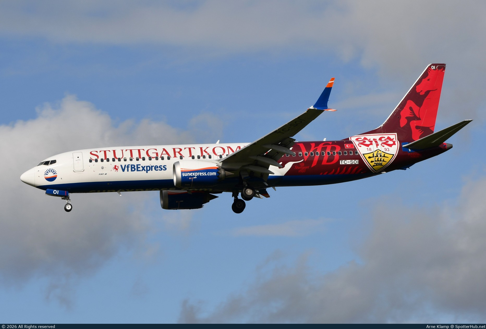 Photo of TC-SOI - Boeing 737 MAX 8 operated by SunExpress
