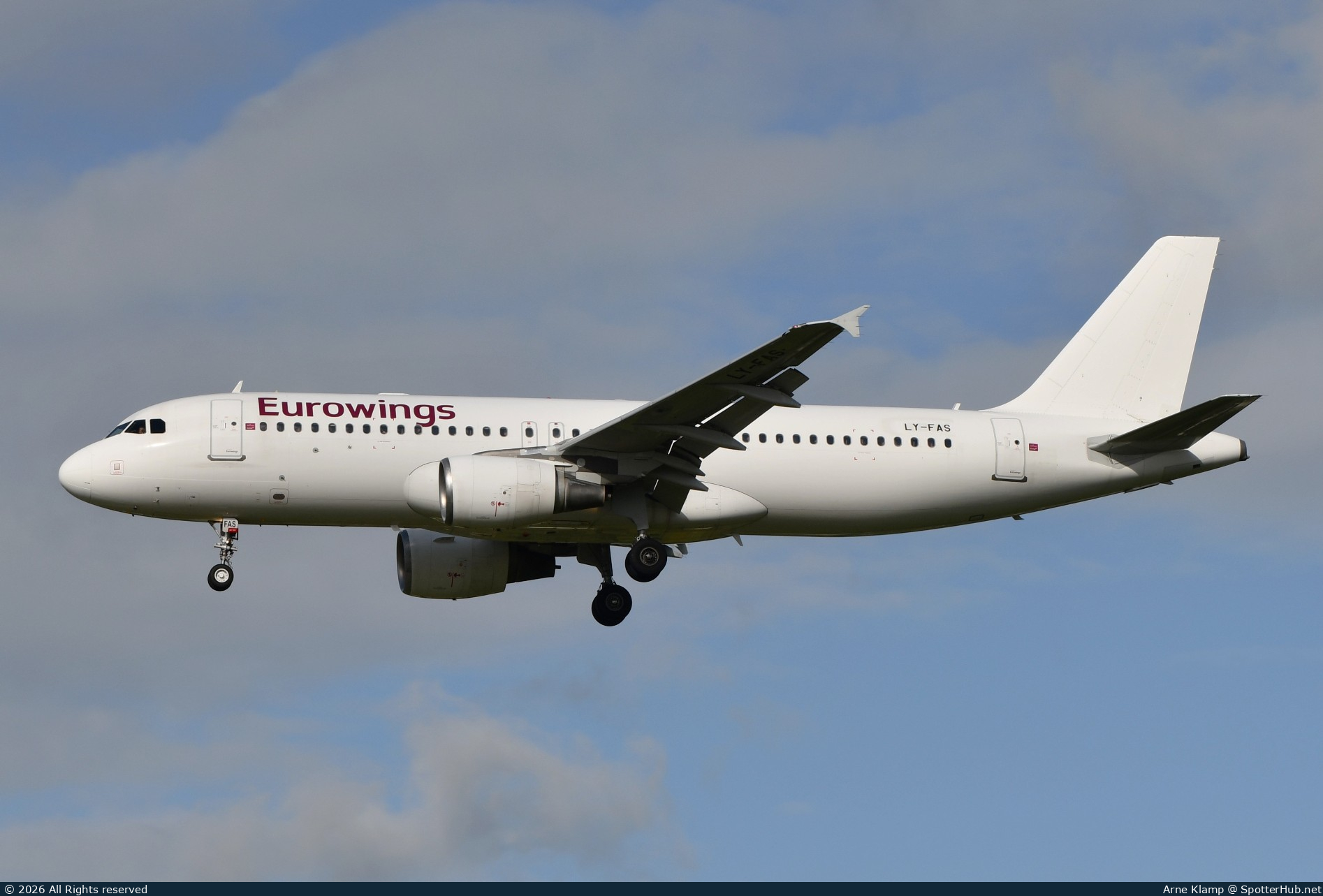 Photo of LY-FAS - Airbus A320-214 operated by Eurowings (opb GetJet Airlines)