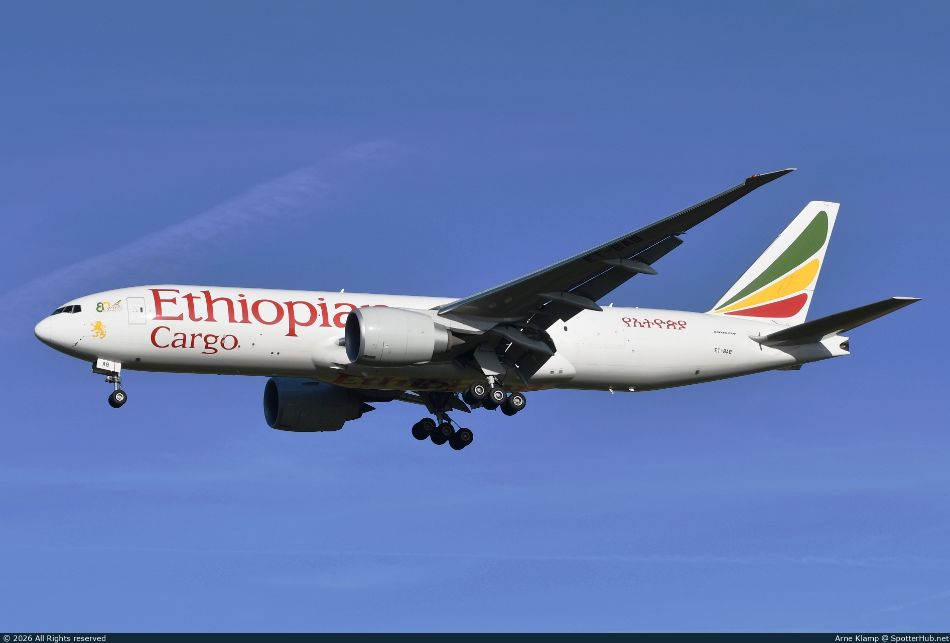 Photo of ET-BAB - Boeing 777-F operated by Ethiopian Airlines Cargo