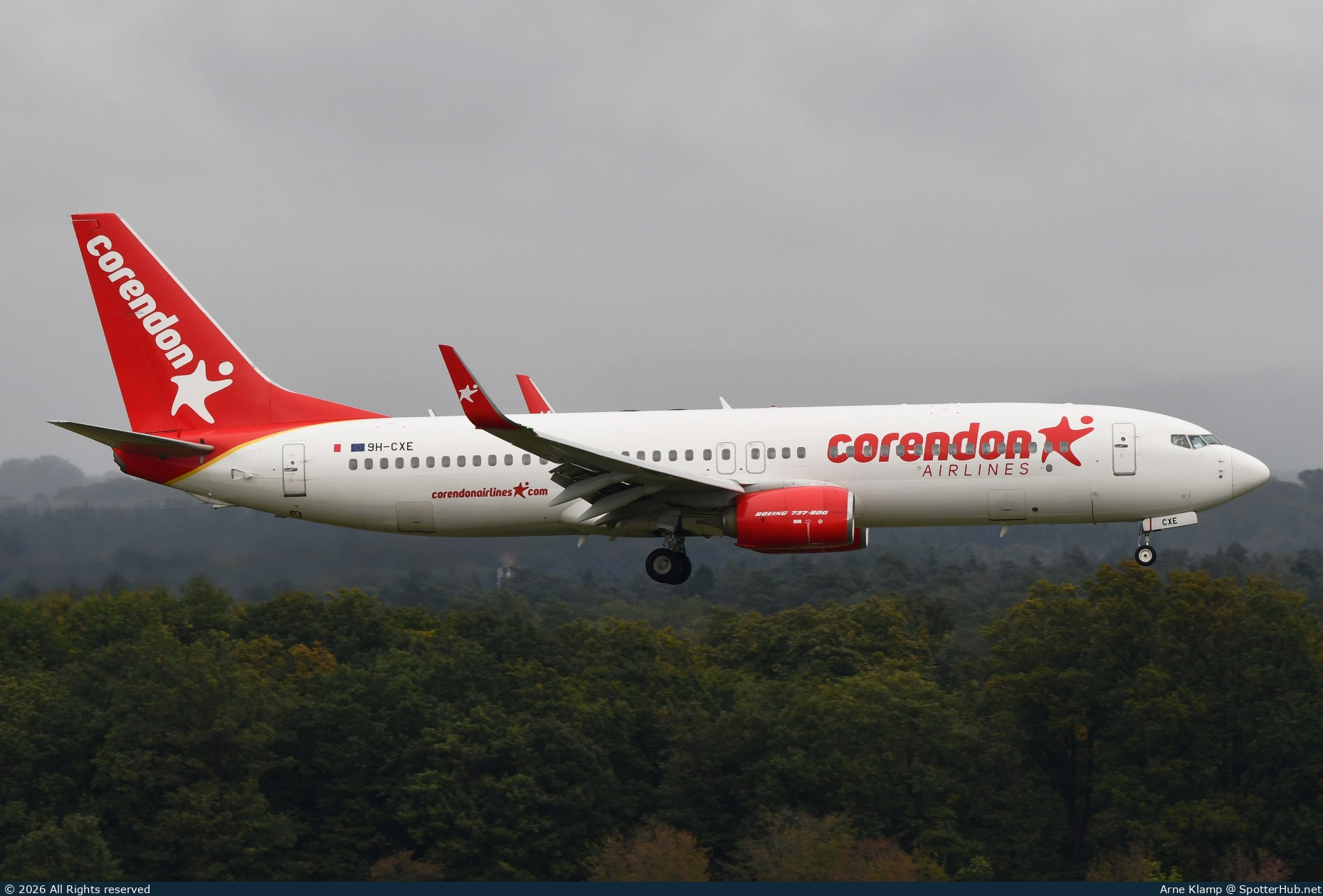 Photo of 9H-CXE - Boeing 737-8GP operated by Corendon Airlines Europe