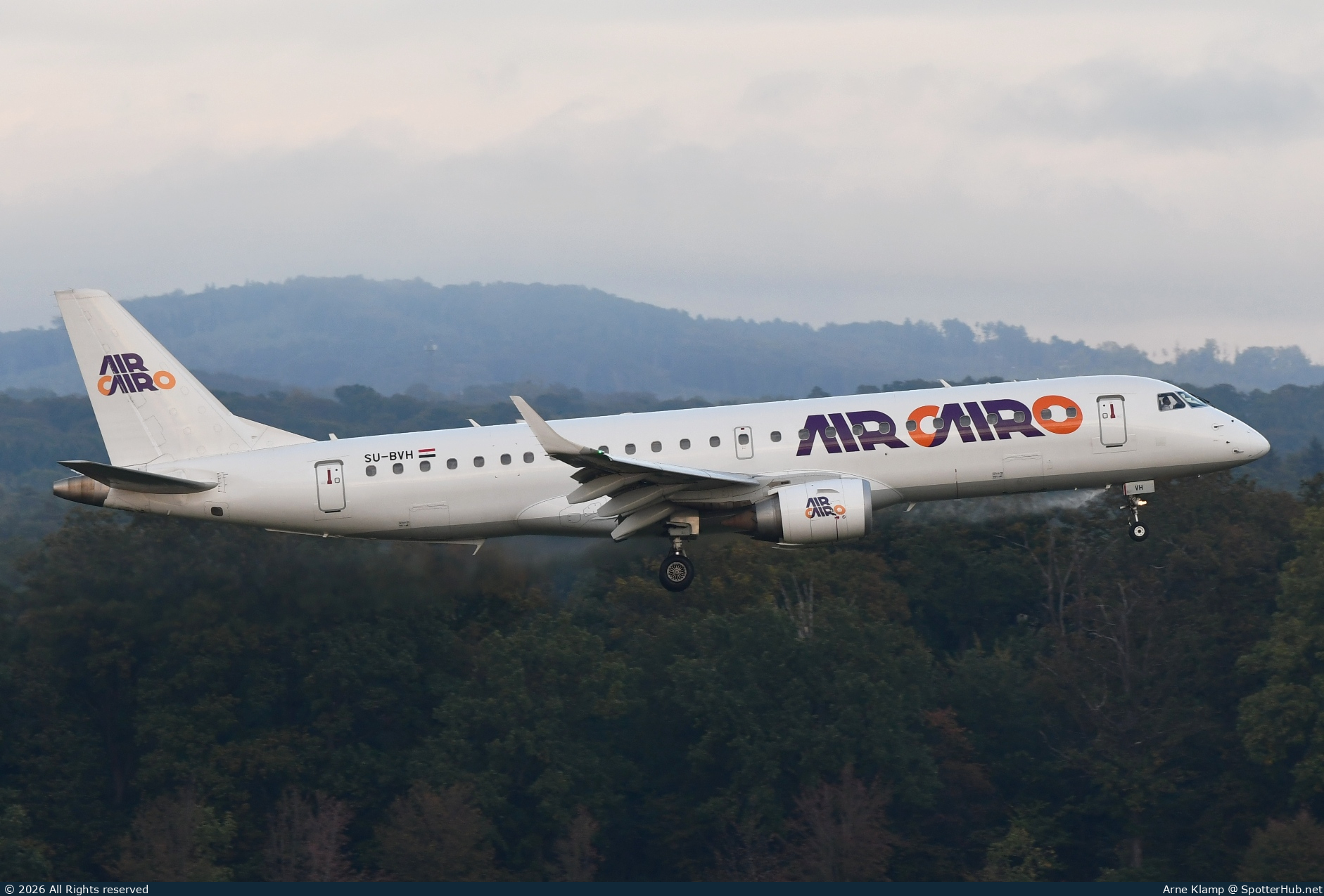 Photo of SU-BVH - Embraer ERJ-190LR operated by Air Cairo