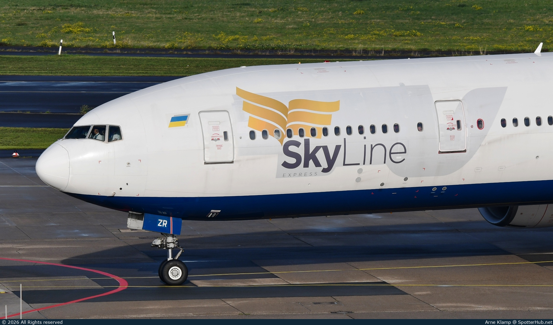 Photo of UR-AZR - Boeing 777-31H(ER) operated by Skyline Express Airlines