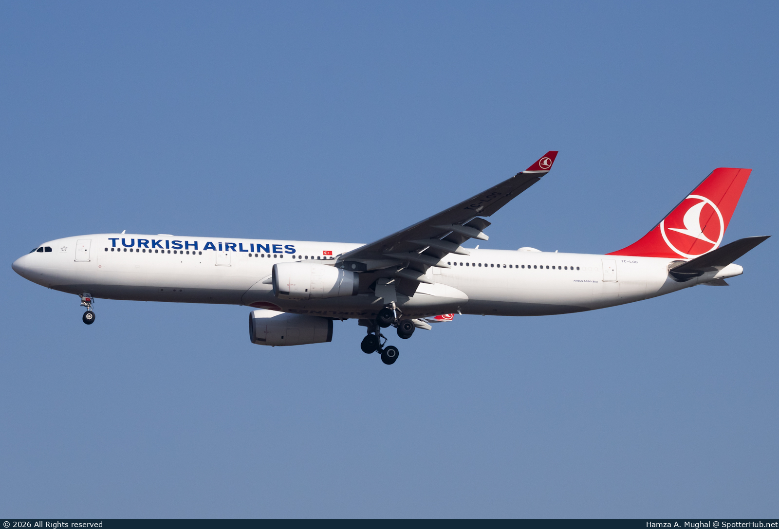 Photo of TC-LOG - Airbus A330-343 operated by Turkish Airlines