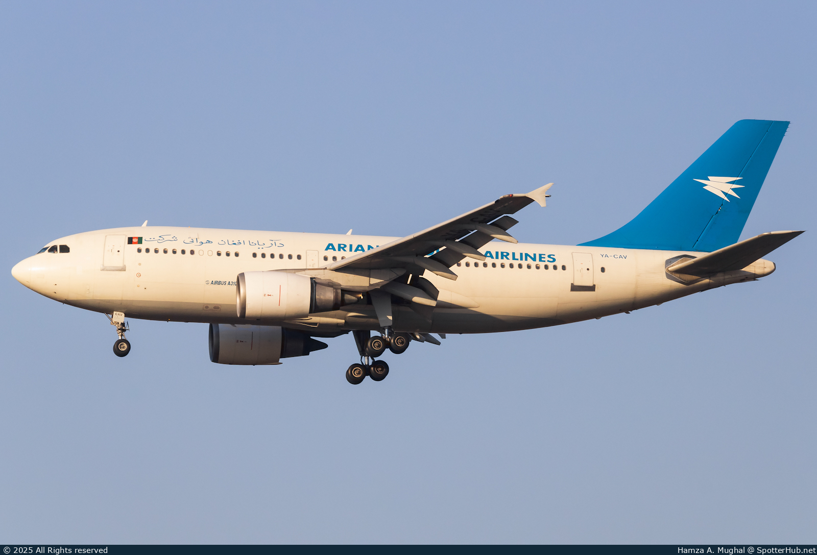 Photo of YA-CAV - Airbus A310-304 operated by Ariana Afghan Airlines
