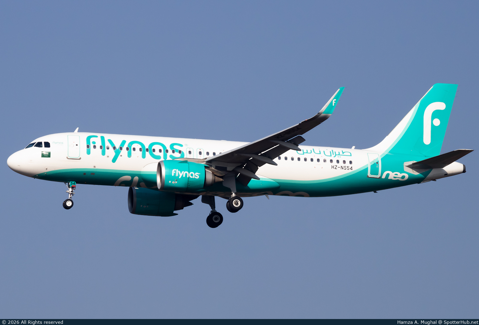 Photo of HZ-NS54 - Airbus A320-251N operated by Flynas
