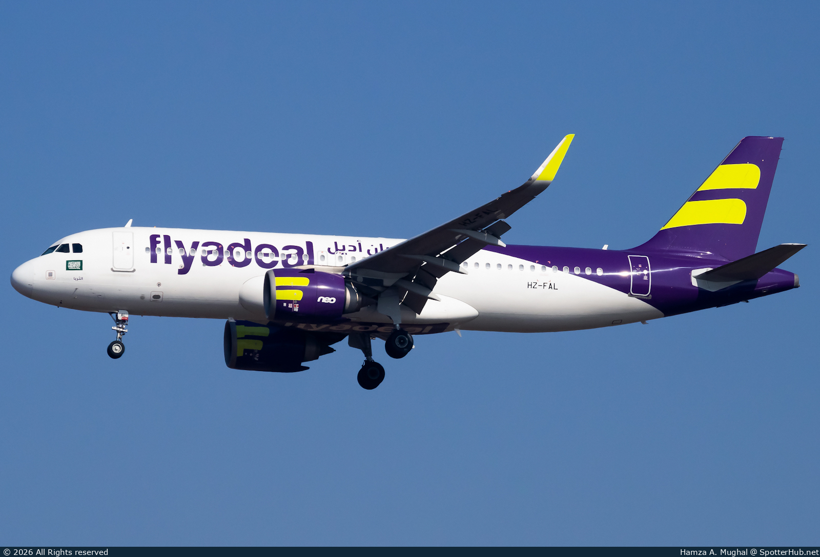 Photo of HZ-FAL - Airbus A320-251N operated by flyadeal
