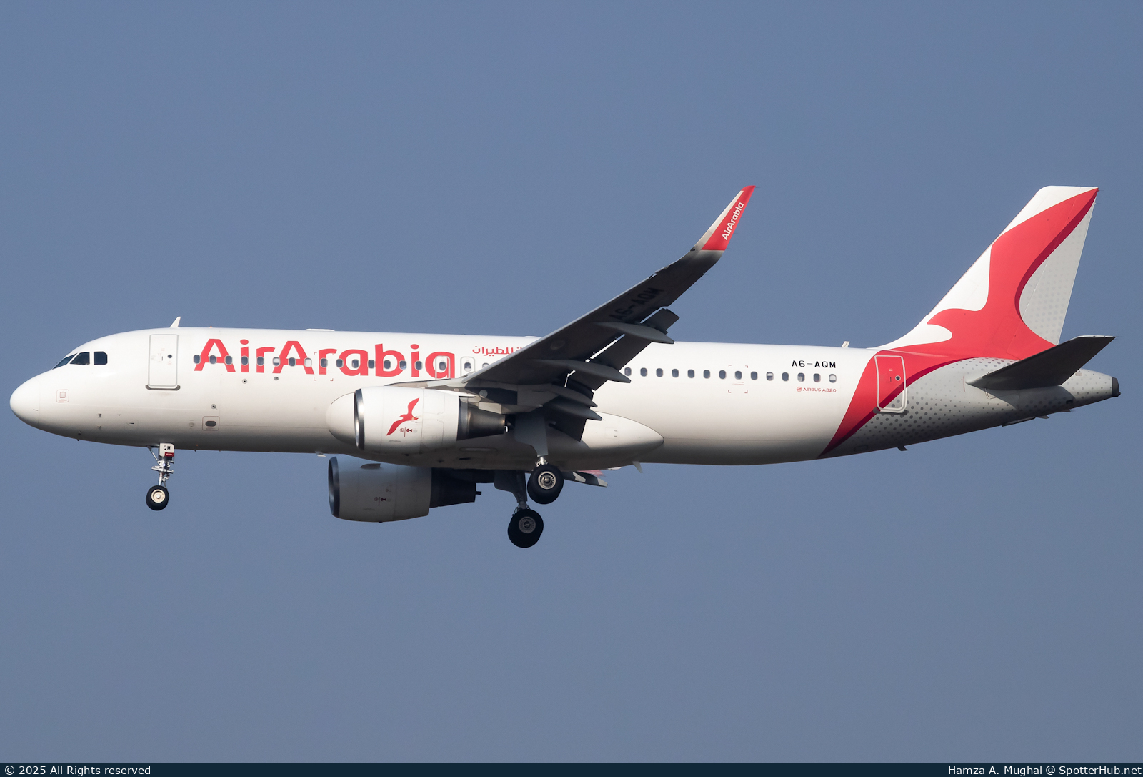 Photo of A6-AQM - Airbus A320-214 operated by Air Arabia
